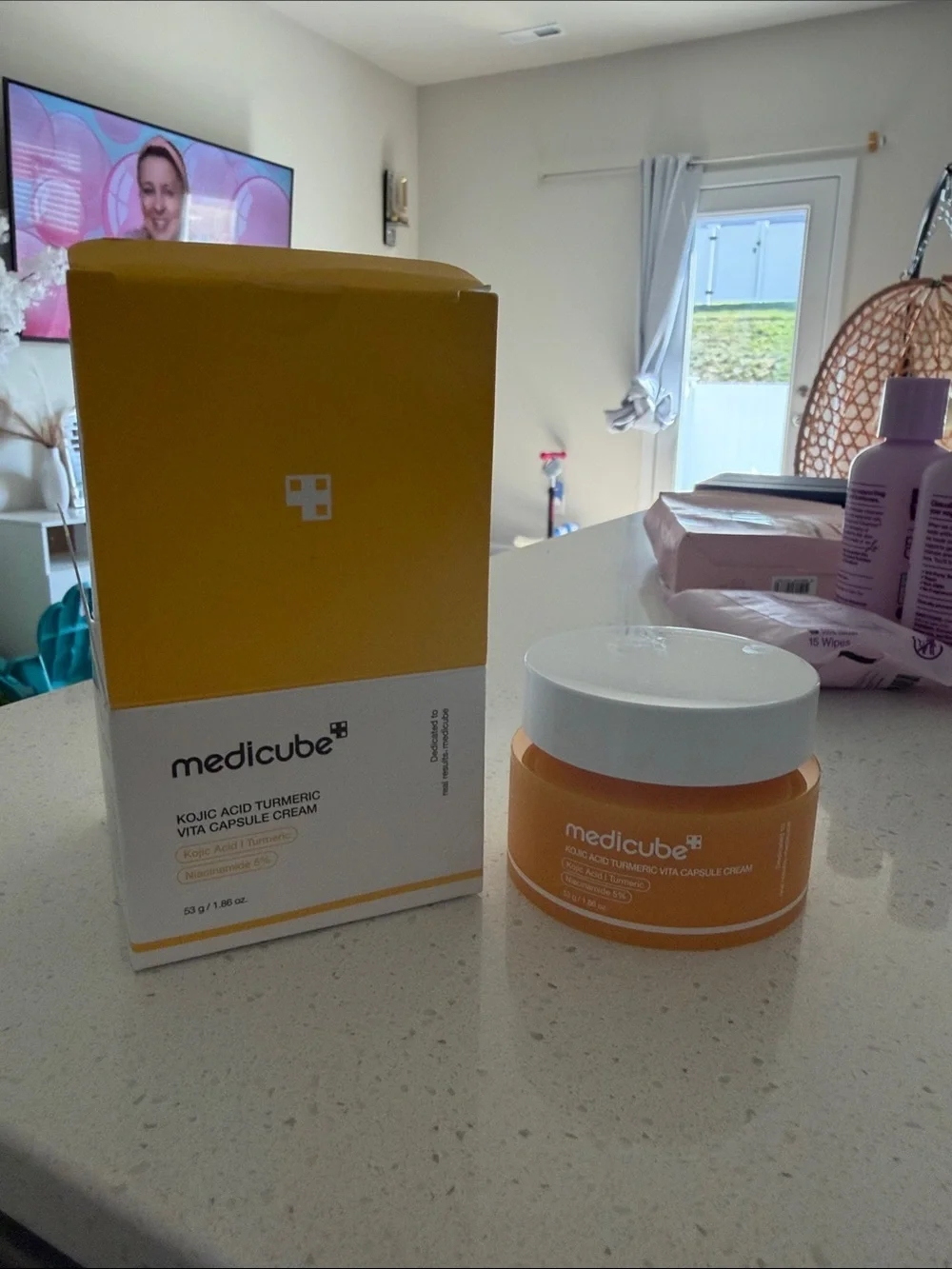 Medicube Kojic Acid Turmeric Vita Capsule Cream — Orange